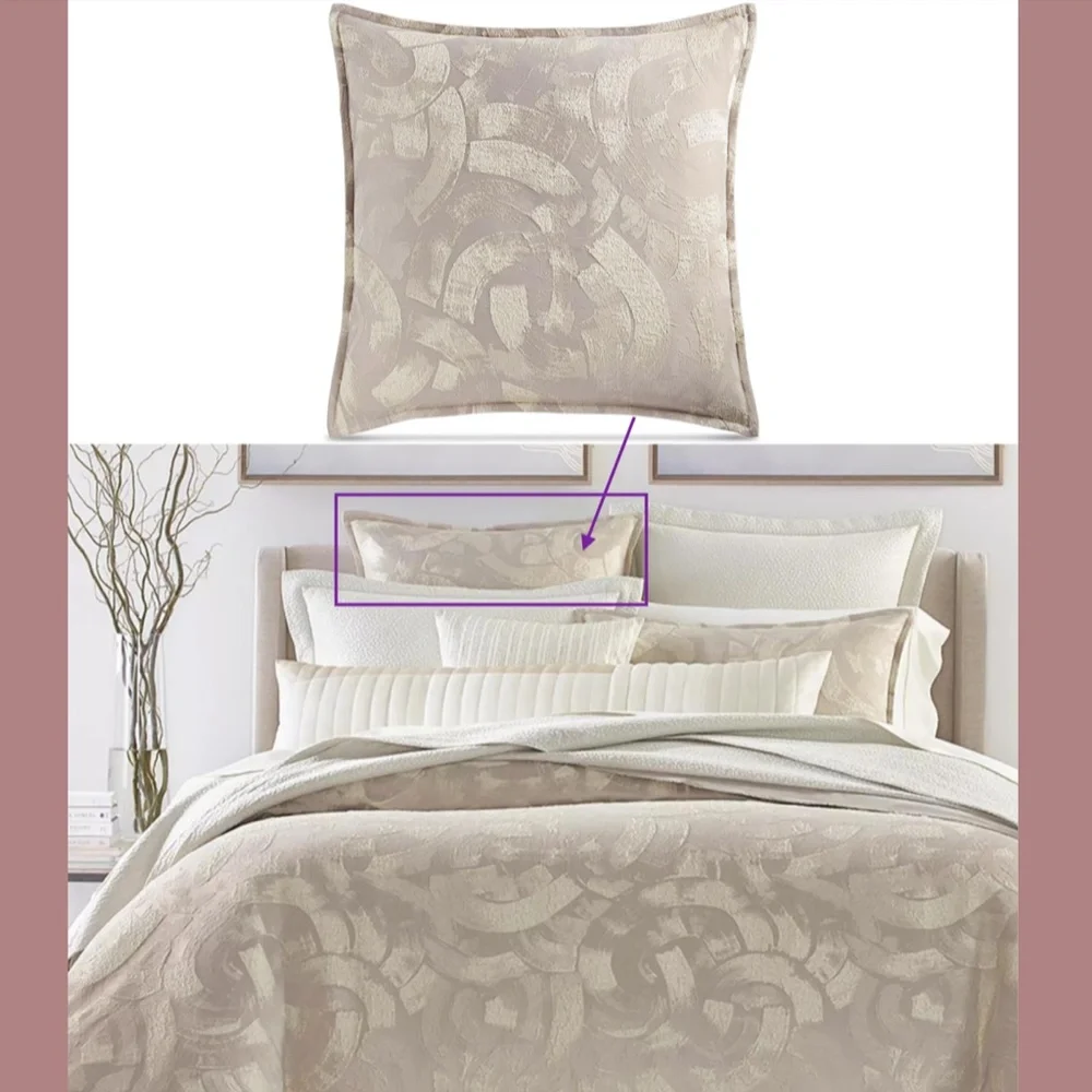 NEW $135 [ 1 Euro Sham‎ ] for Hotel Collection Brushwork